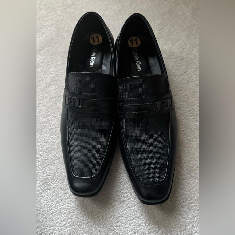 Black slip-Ons dress shoes size 11